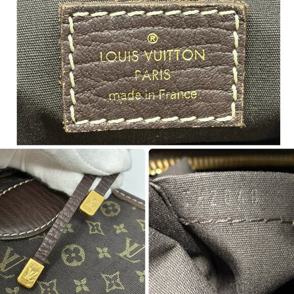 LOUIS VUITTON Vintage Monogram Mini Lin Buzasu Anjoul 2way CrossbodyBag [106052] - Picture 14 of 14